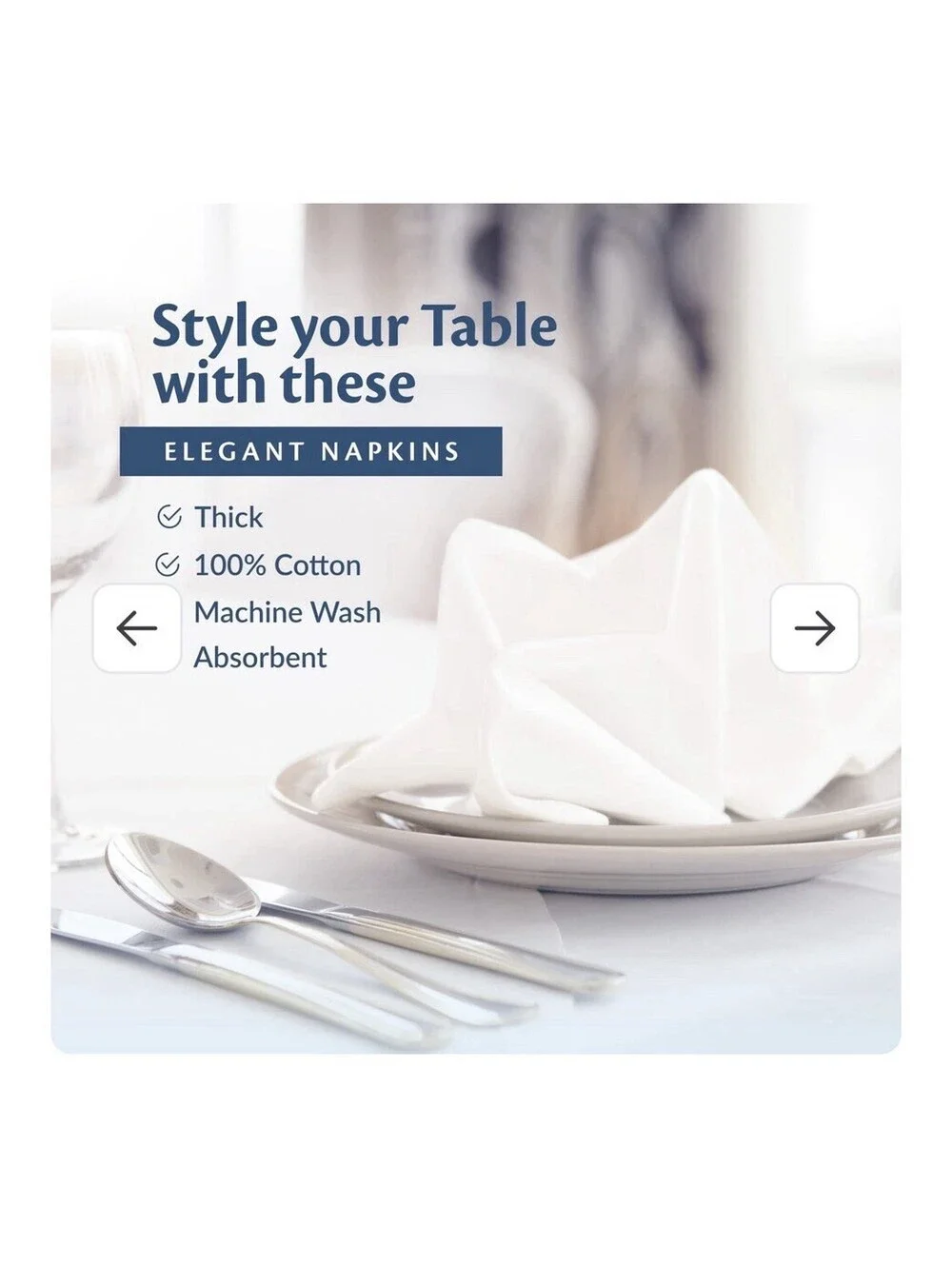 Restaurant Quality 100% Cotton Dinner Cloth Napkins, 20x20 Bulk Set of 180